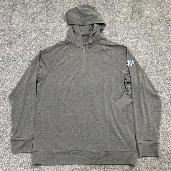 G/FORE | Shirts | Gfore Hoodie Mens Large Gray Stretch Raglan Long ...